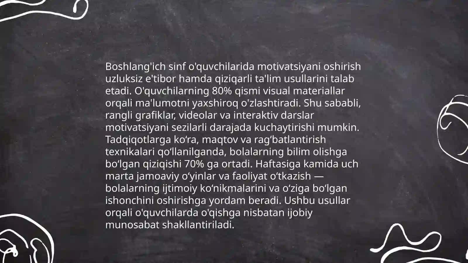 Boshlang'ich sinf oquvchilaridan muvaffaqiyatga erishga intilishi 3