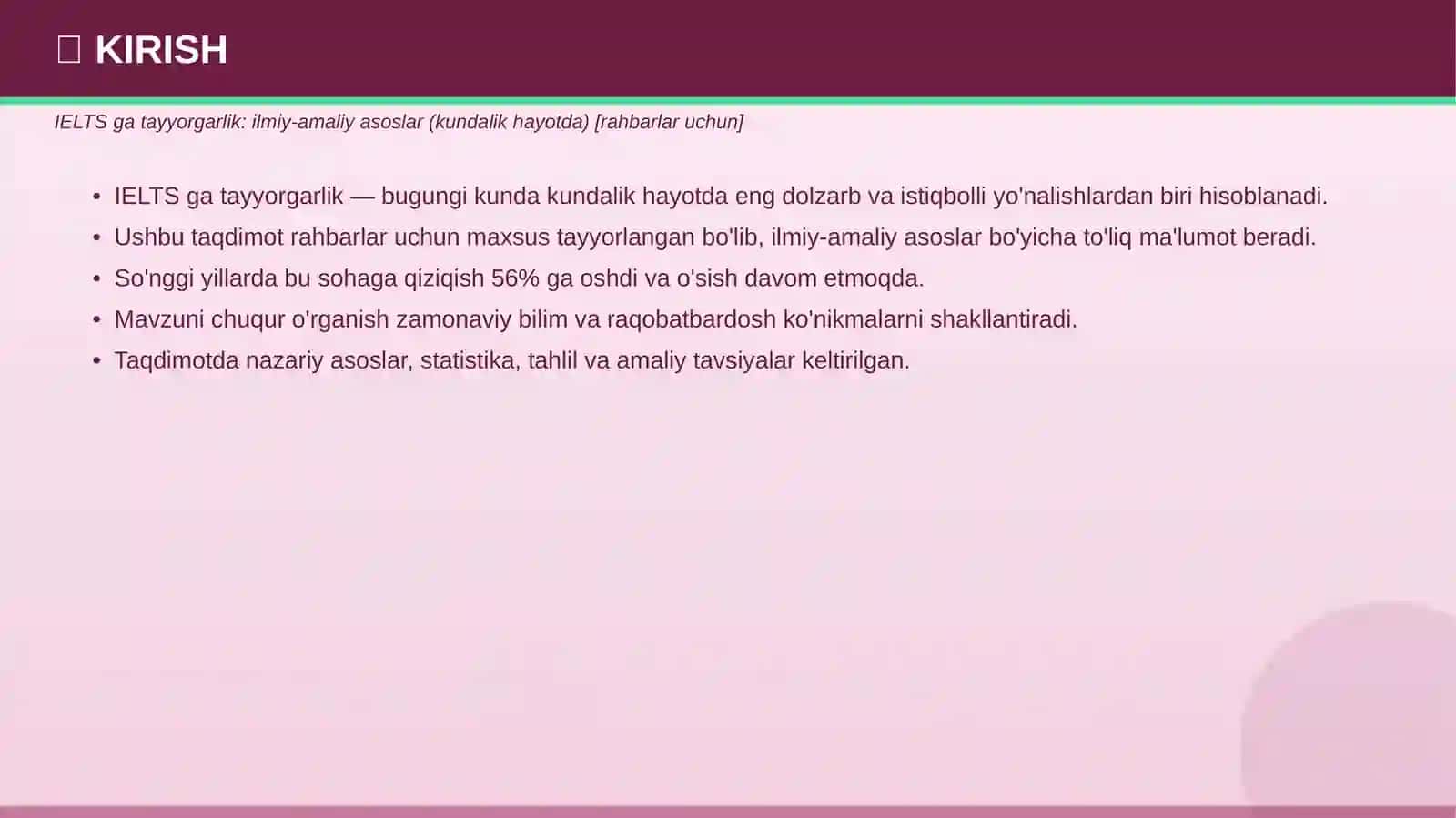 IELTS GA TAYYORGARLIK 3