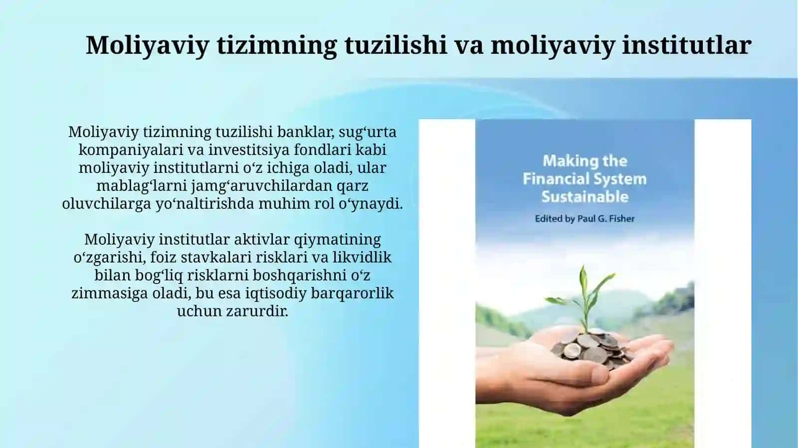 Молия тизими ва молиявий сиёсат 3