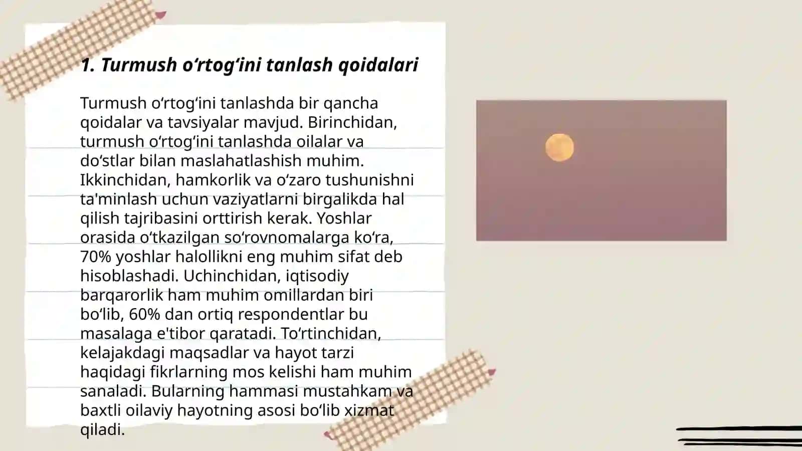 Turmush o‘rtog‘ini tanlash qoidalari 3