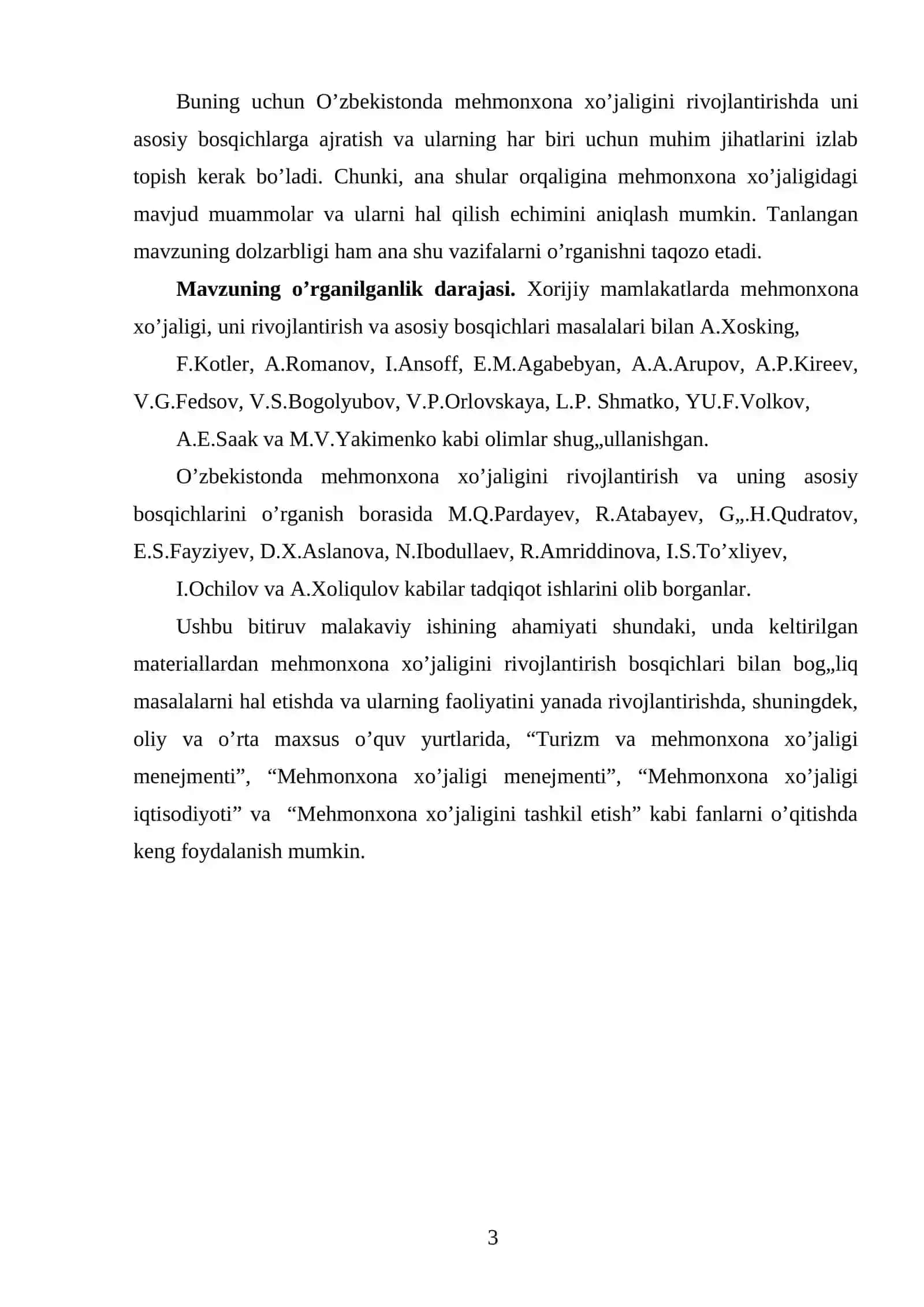 MEHMONXONADA SERVIS VA RAG'BATLANTIRISH XODIMLARNI O'RNI VA AHAMIYATI 3