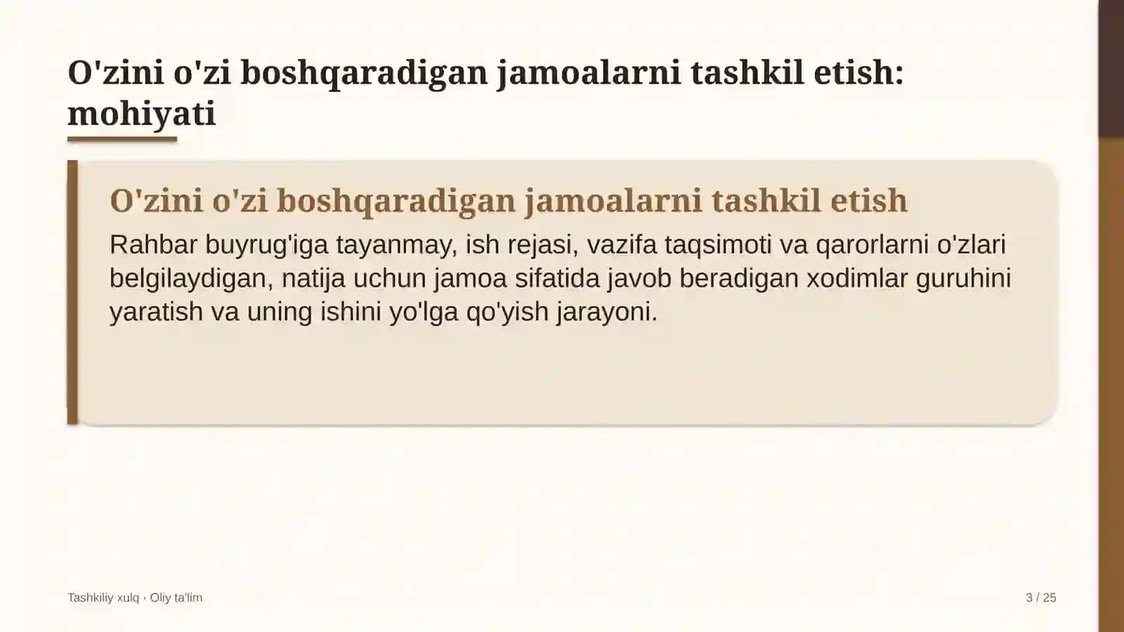 tuman gazetalarida o'zini o'zi boshqaradigan jamoalarni tashkil etish 4078 3