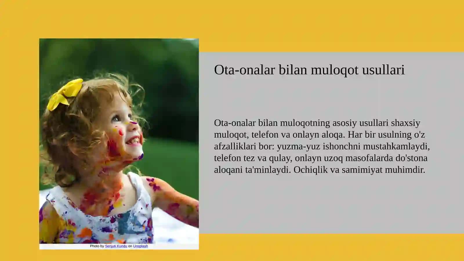 Ota-onalar bilan muloqotning asosiy usullari 3