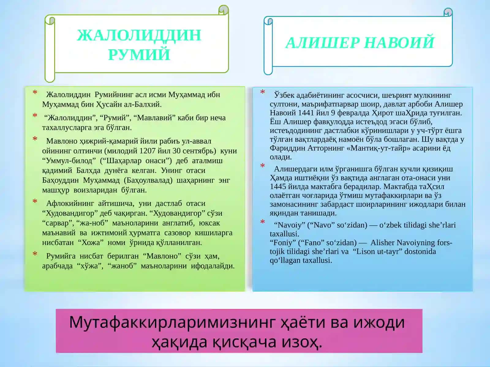 ЖАЛОЛИДДИН РУМИЙ(1207-1273) 3