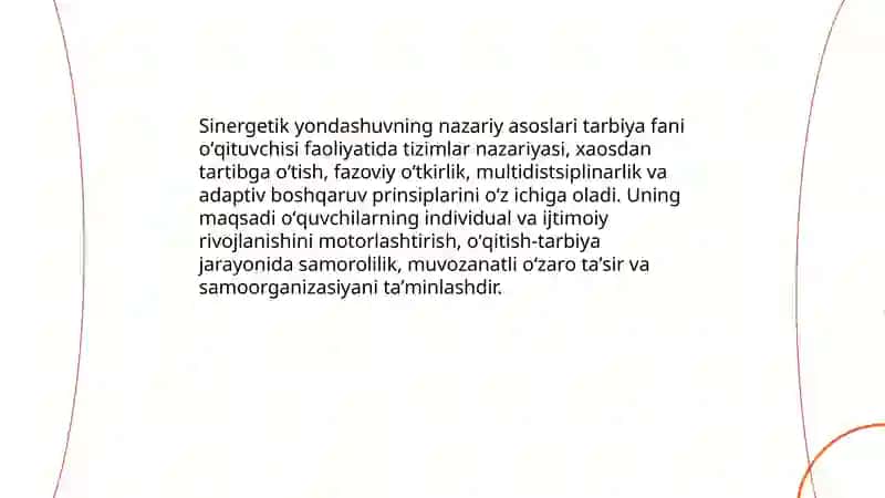 Sinergetik yondashuv 3