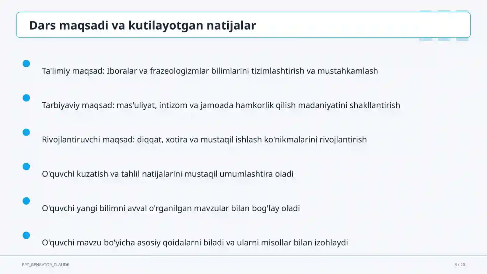 Iboralar va frazeologizmlar (5-sinf) 3