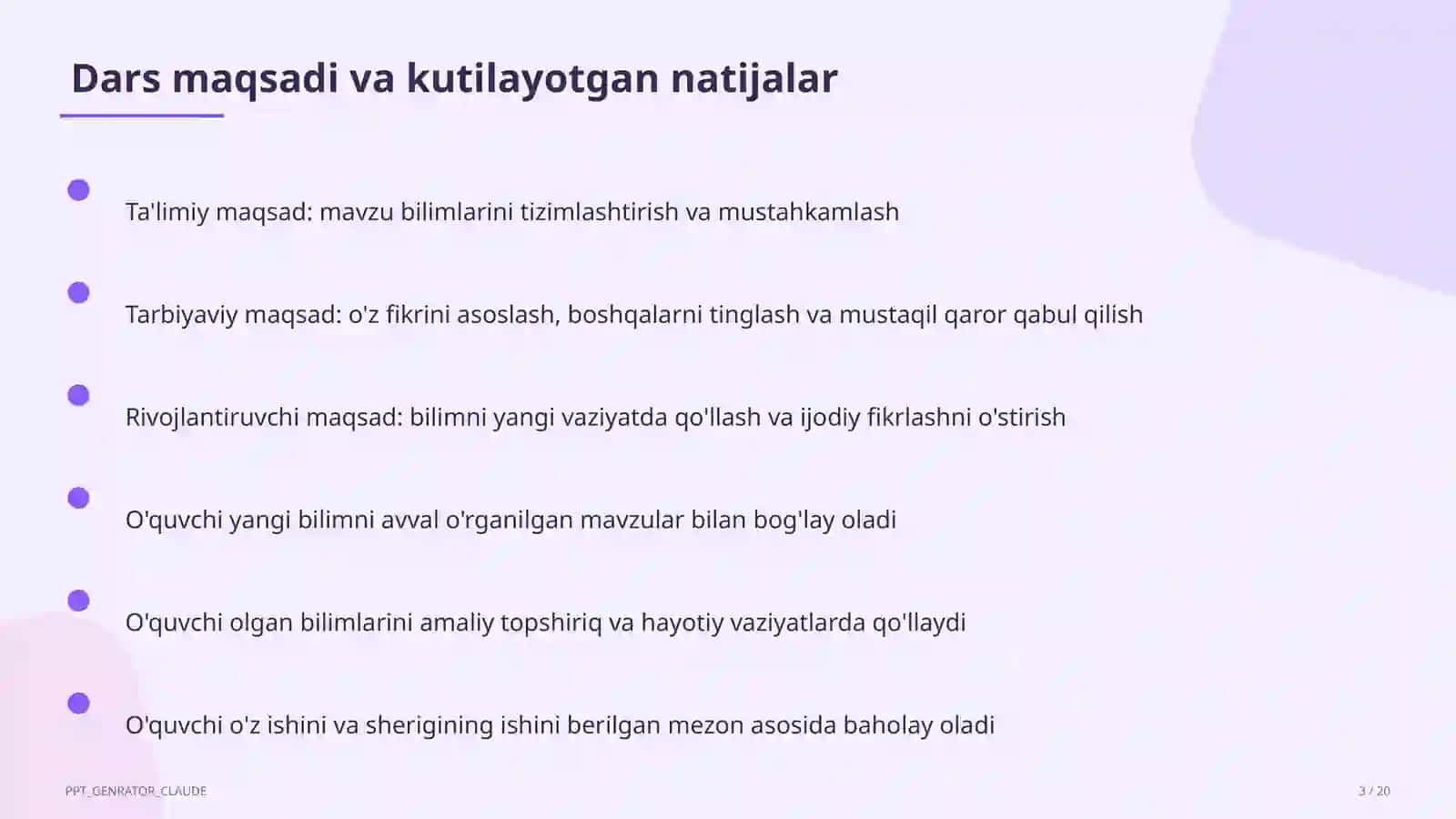 Loyihalash: g'oyadan mahsulotgacha (8-sinf) 3