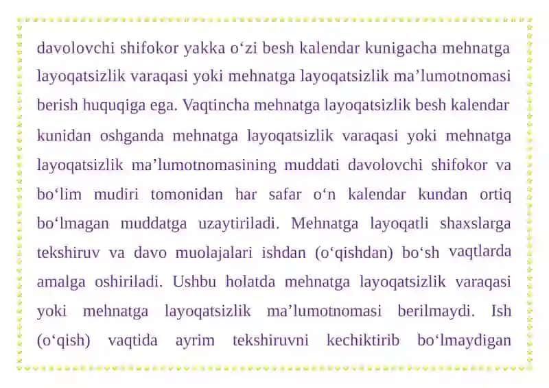 Mehnatga Layoqatsizlik Ekspertizasi 3