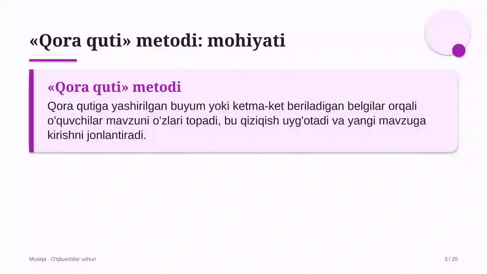musiqa darslarida qora quti metodidan foydalanish 1149 3