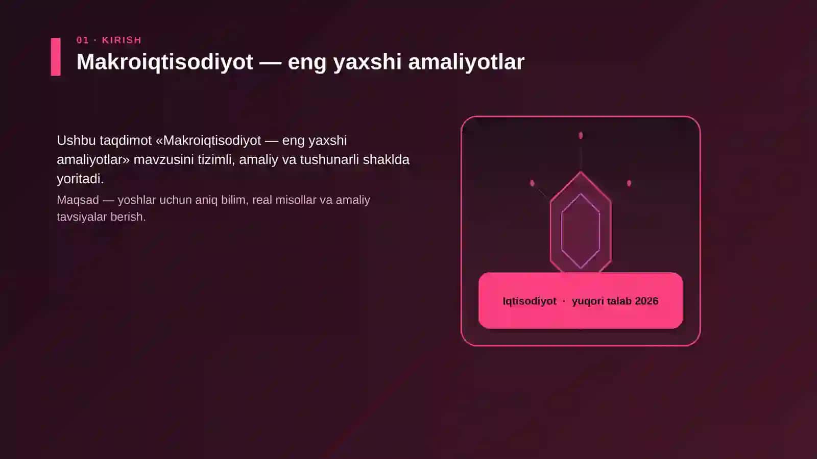 Makroiqtisodiyot — eng yaxshi amaliyotlar 3