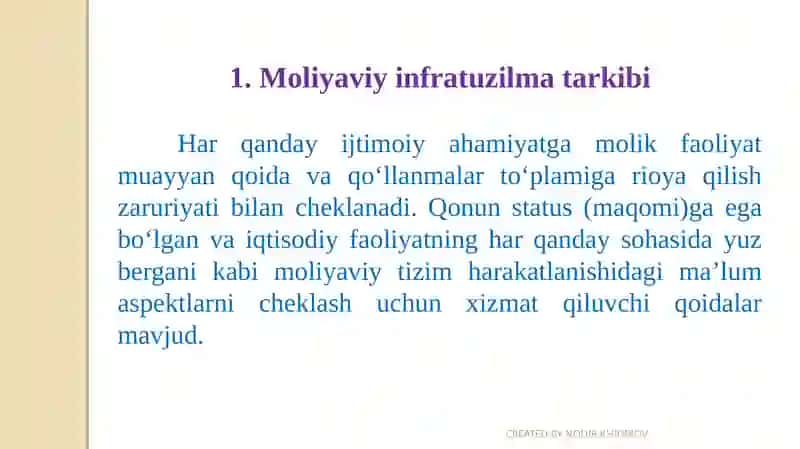 Moliyaviyinfratuzilma 3