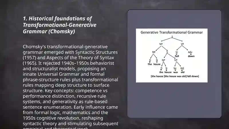 Transformation grammar 3