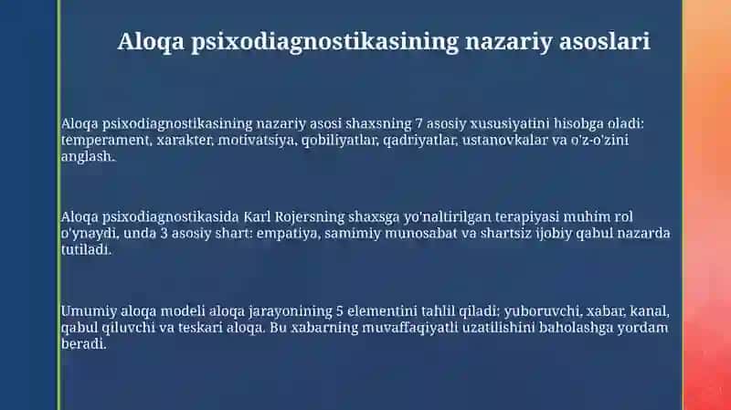 Muloqot psixodiagnostikasi 3