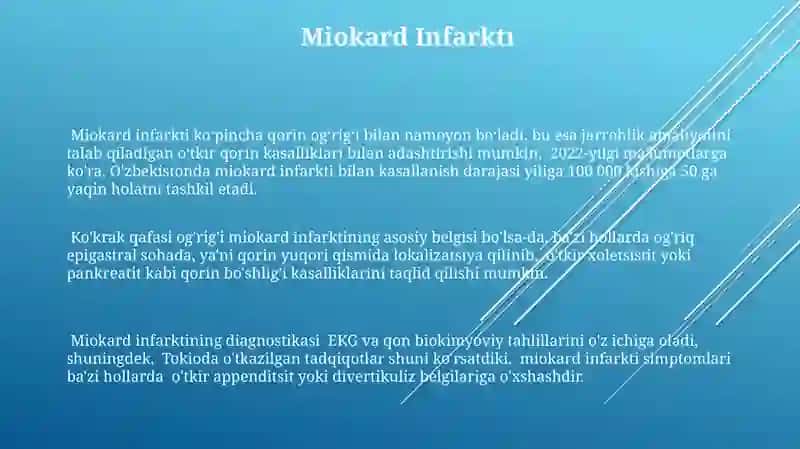Òtkir qorinni simulyatsiya qiladigan kasalliklar 3
