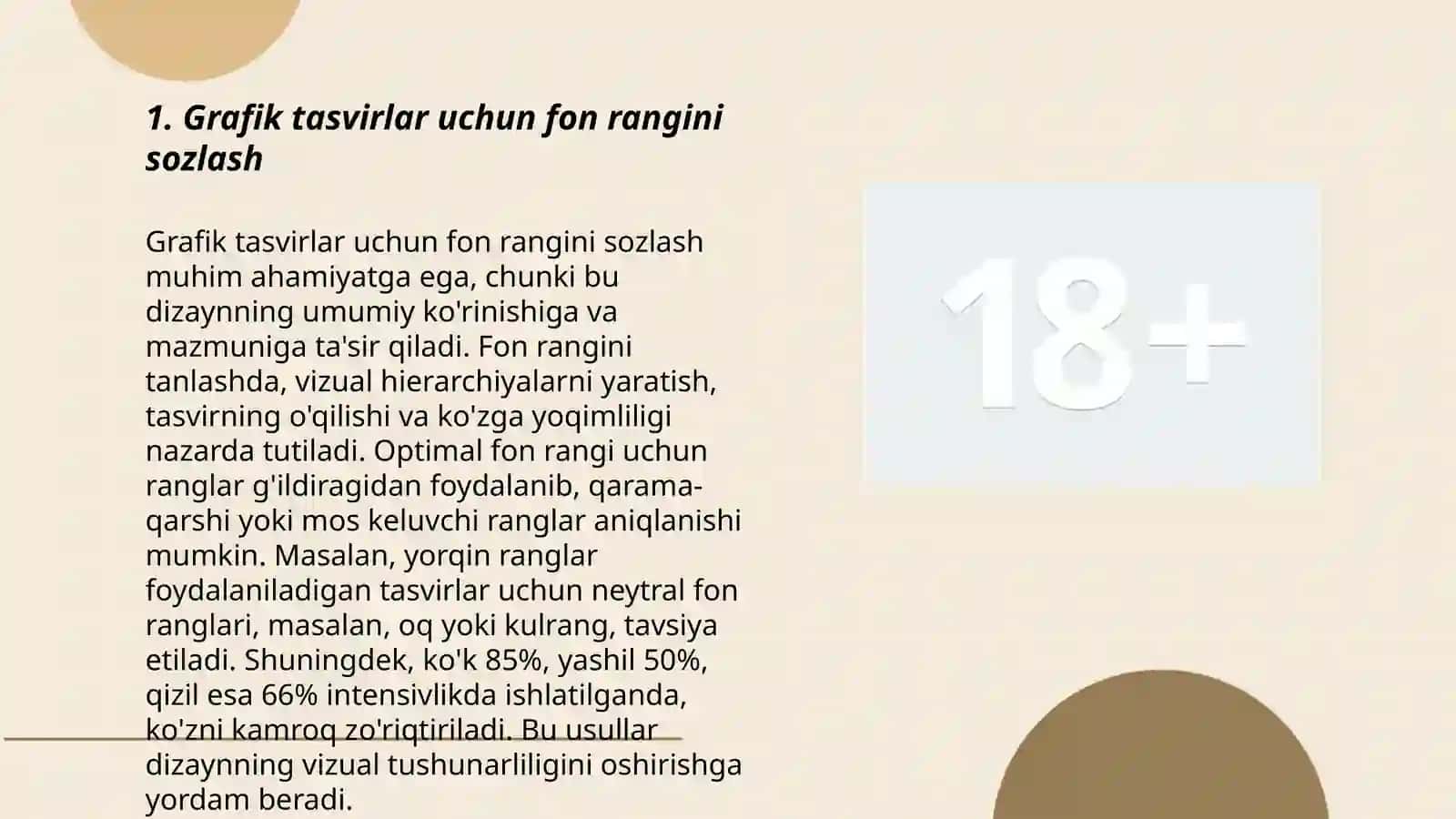 Grafik tasvirlar uchun fon rangini sozlash 3