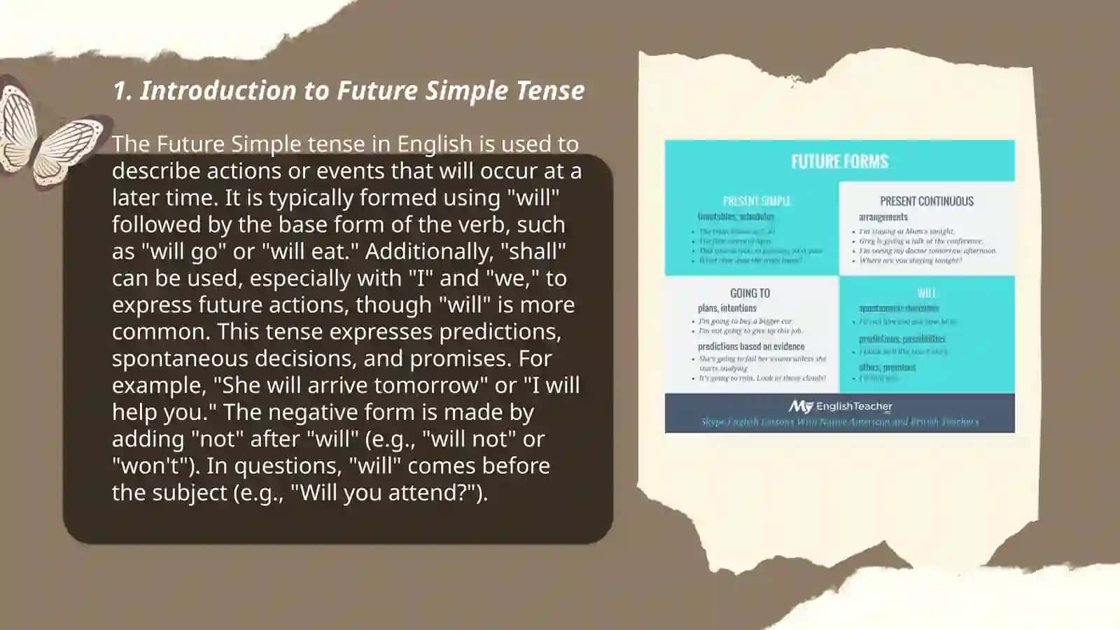 Introduction to Future Simple Tense 3