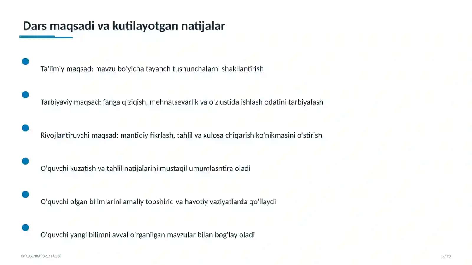 Texnologiya xonasida xavfsizlik qoidalari (5-sinf) 3