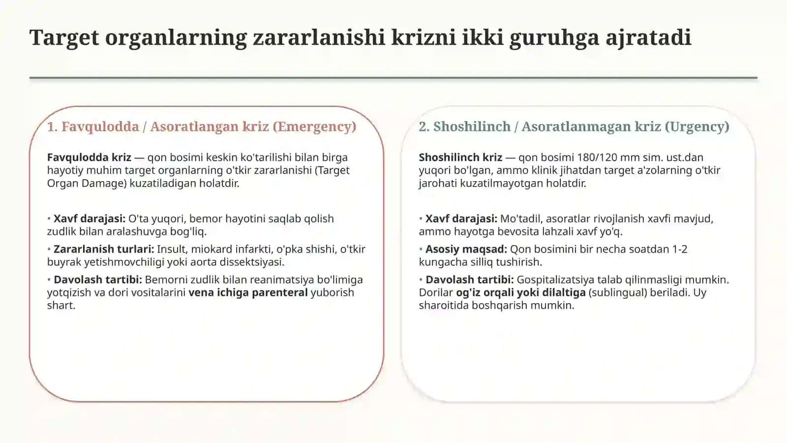 Gipertonik krizda qo‘llaniladigan dori vositalari | 15 slayd 3