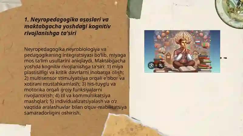 Neyropedagogik yondashuvlar asosida maktabgacha katta yoshdagi bolalarning kognitiv rivojlantirish metodikasi 3