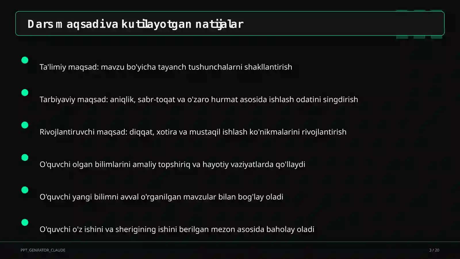 Funksiya tushunchasi va chiziqli funksiya grafigi (7-sinf) 3