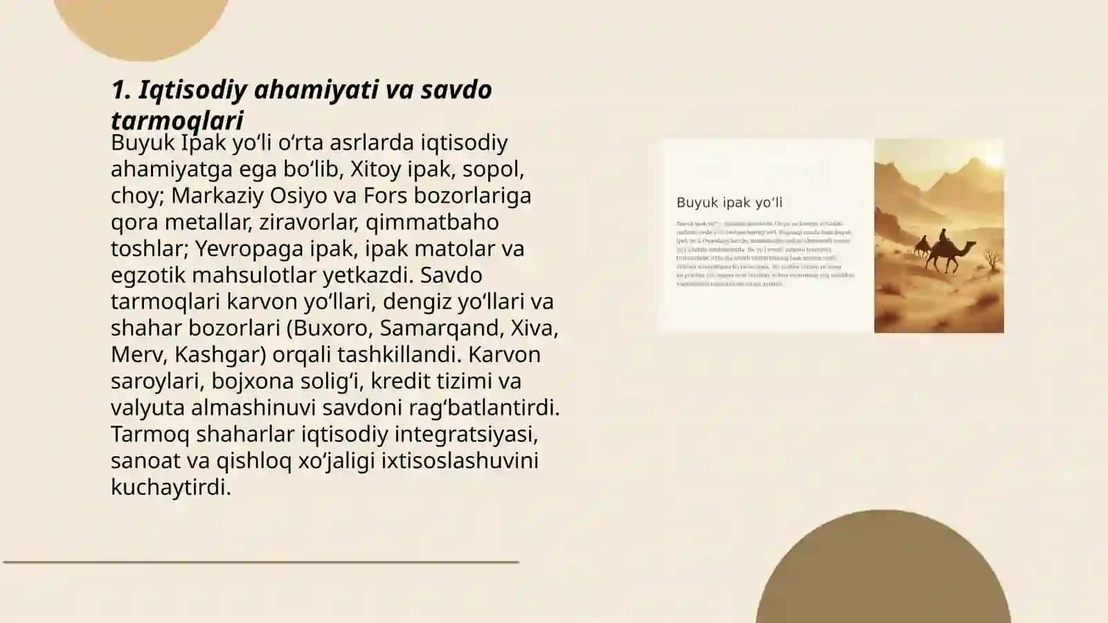 Buyuk Ipak yo‘li o‘rta asrlarda 3