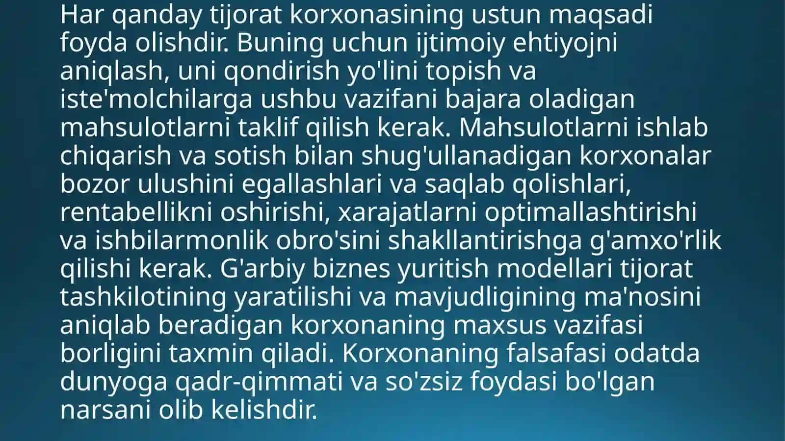 Zamonaviy iqtisodiyotdagi korxona faoliyati 3