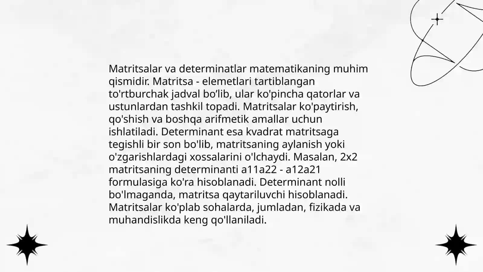 Matritsalar 3