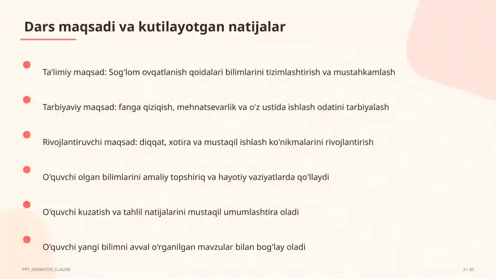 Sog'lom ovqatlanish qoidalari 3