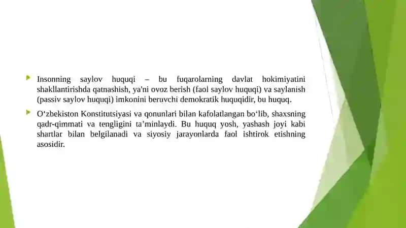 INSONNING SAYLOV HUQUQI TUSHUNCHASI 3