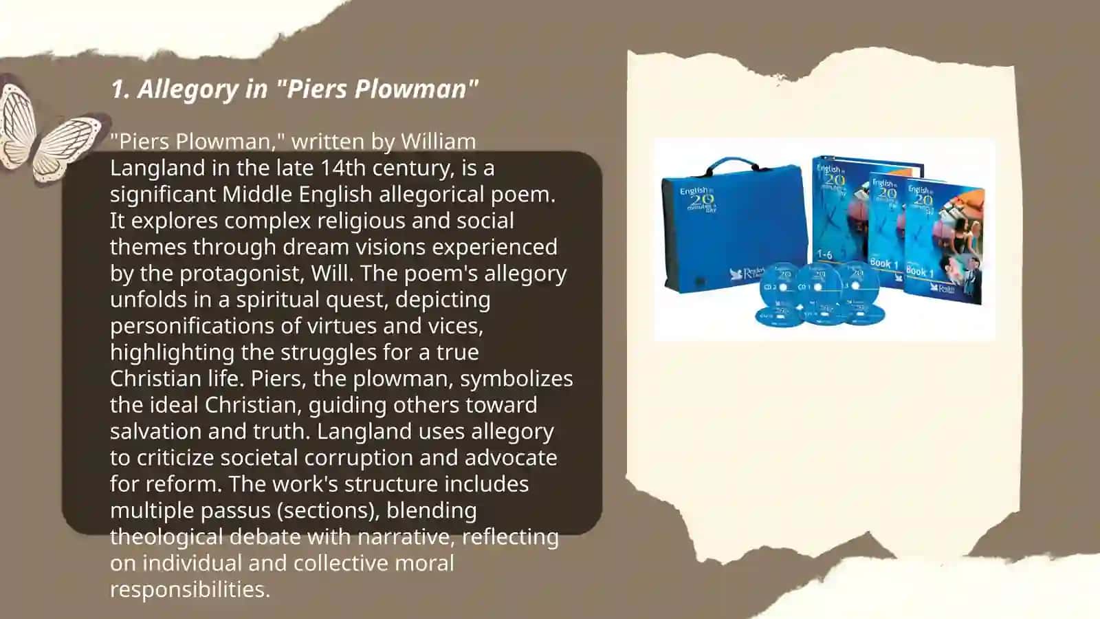 William Langland's works and English realizm "The Visions of Piers the Ploughman" 3