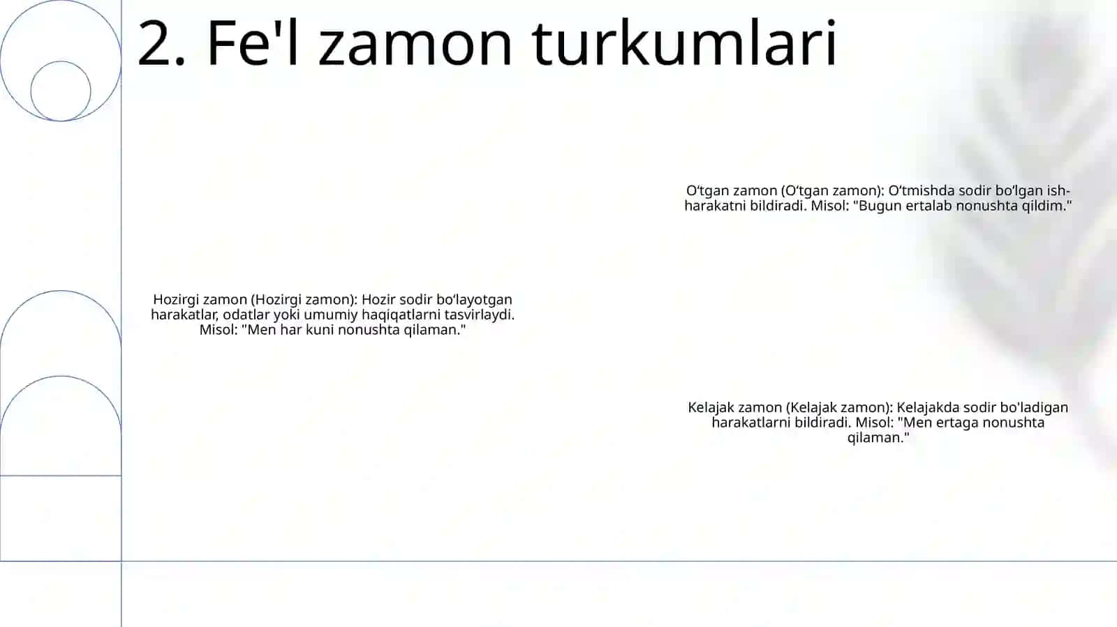Rod Son Kelishik Va Zamon Kategoriyasi 3