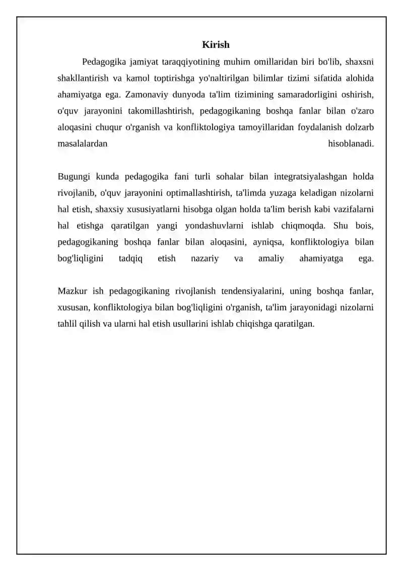Pedagogik konfitologiyaning fanlar bilan aloqadorlikda rivojlanishi 3