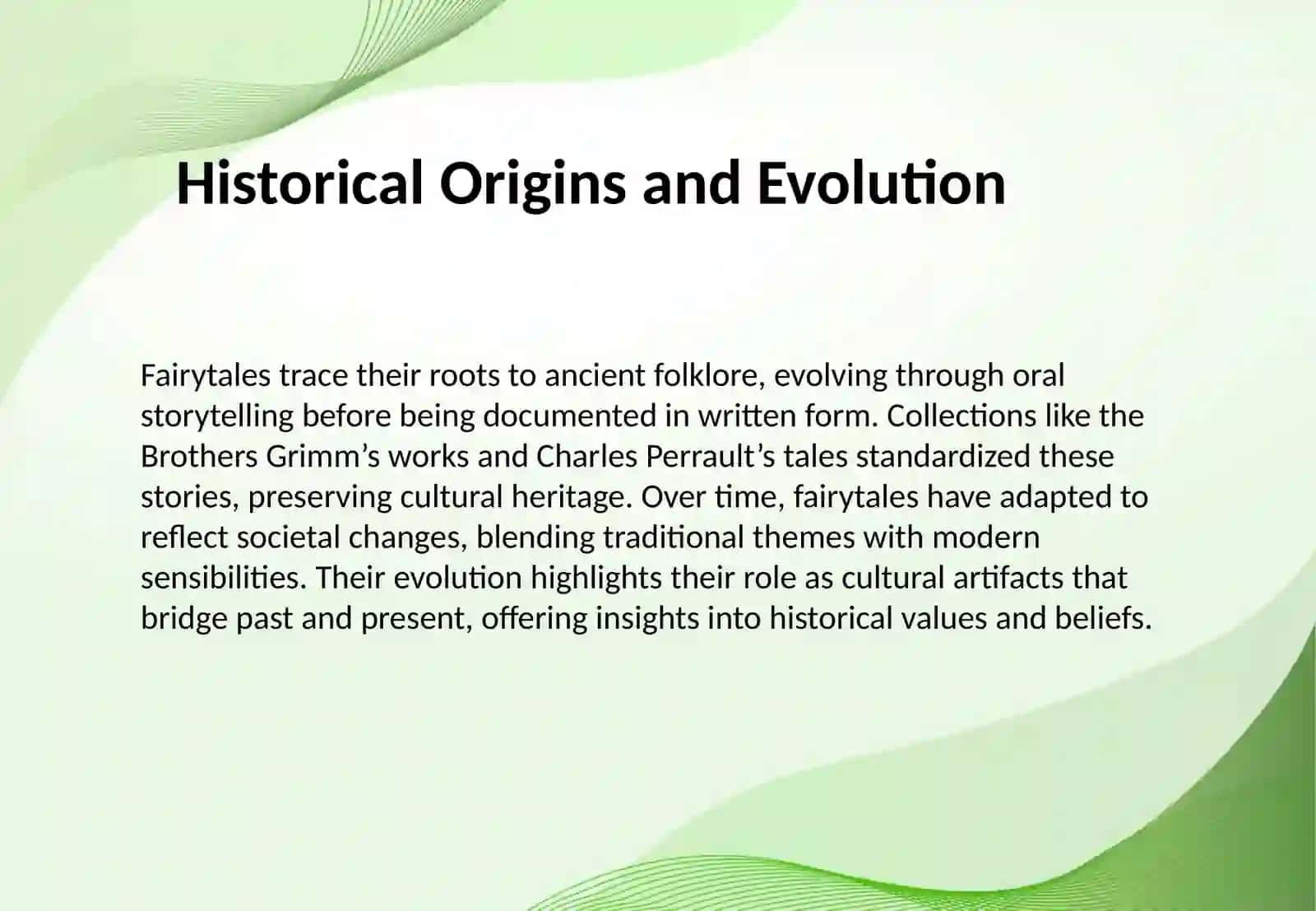 The Impacts of Fairytales 3