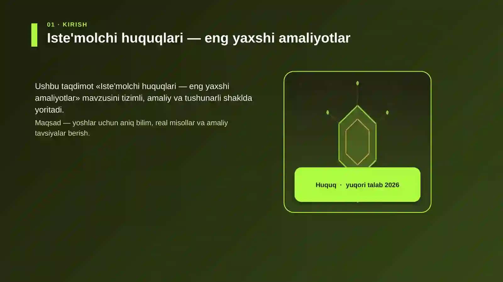 Iste'molchi huquqlari — eng yaxshi amaliyotlar 3