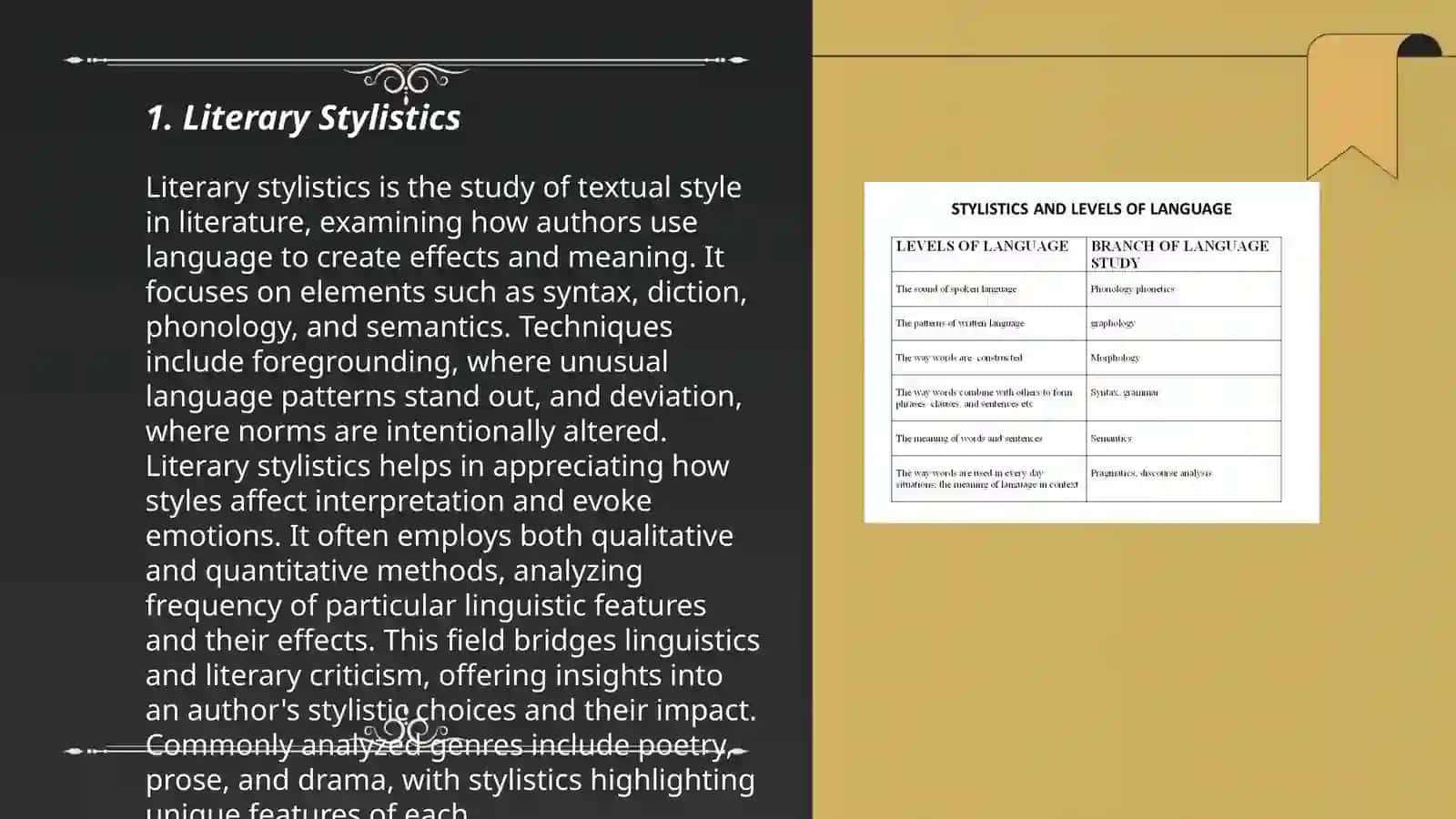 Types of stylistics 3