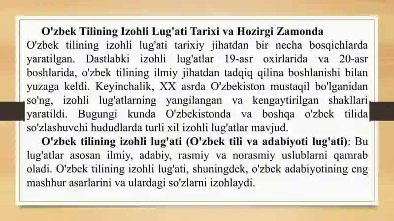 O'zbektilining Izohli Lug'ati 3