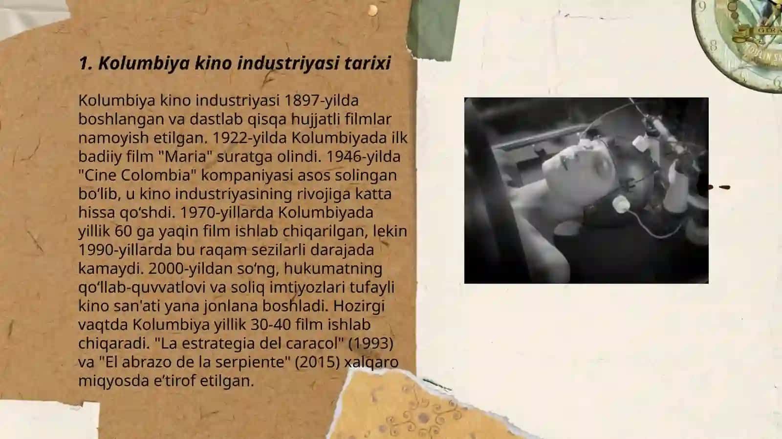 Colombia kino studiasi filimlari; logosi va asoschisi haqida 3