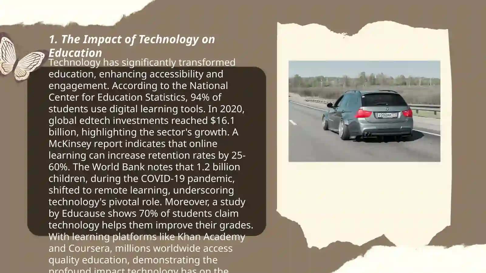 "The Impact of Technology on Education" 3