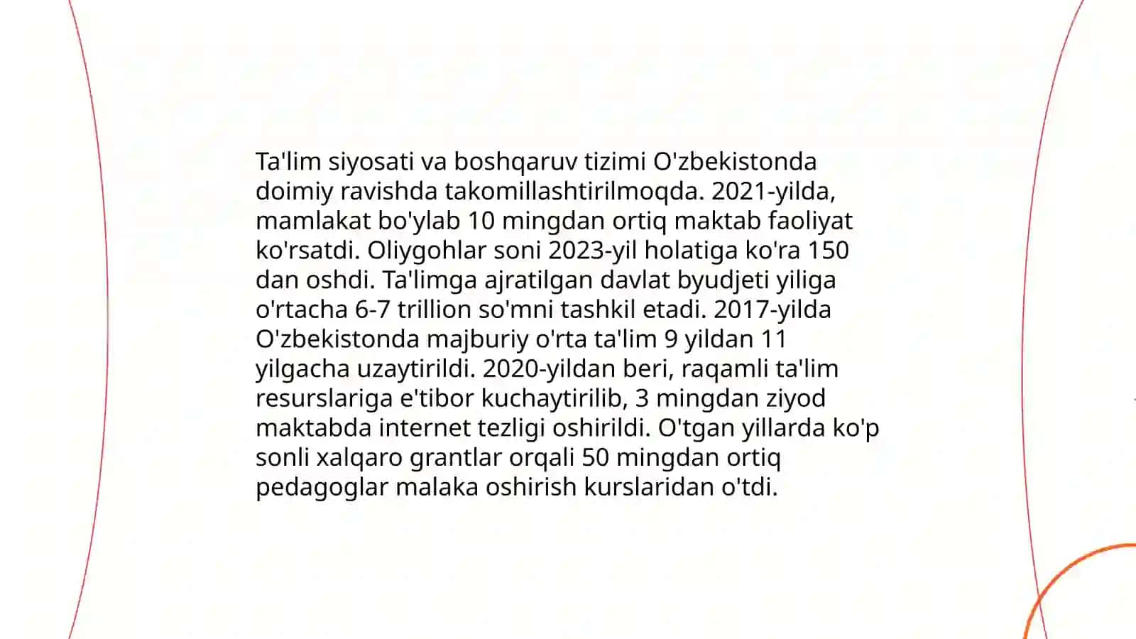 Ta'lim siyosati va boshqaruv tizimi 3