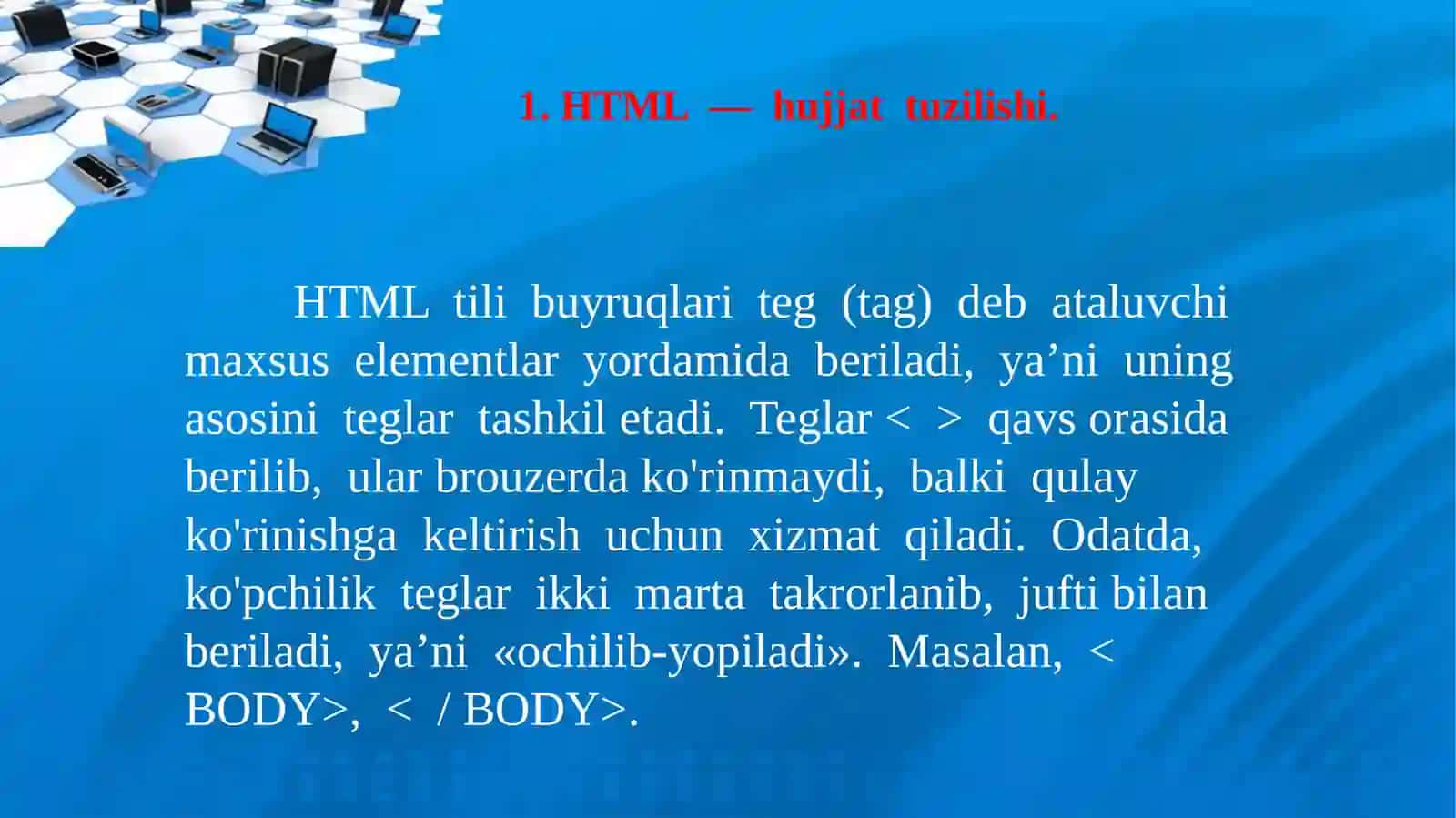 Html dasturlash tili 3