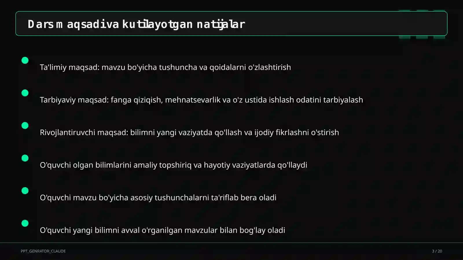 Elektr konstruktor bilan ishlash (4-sinf) 3