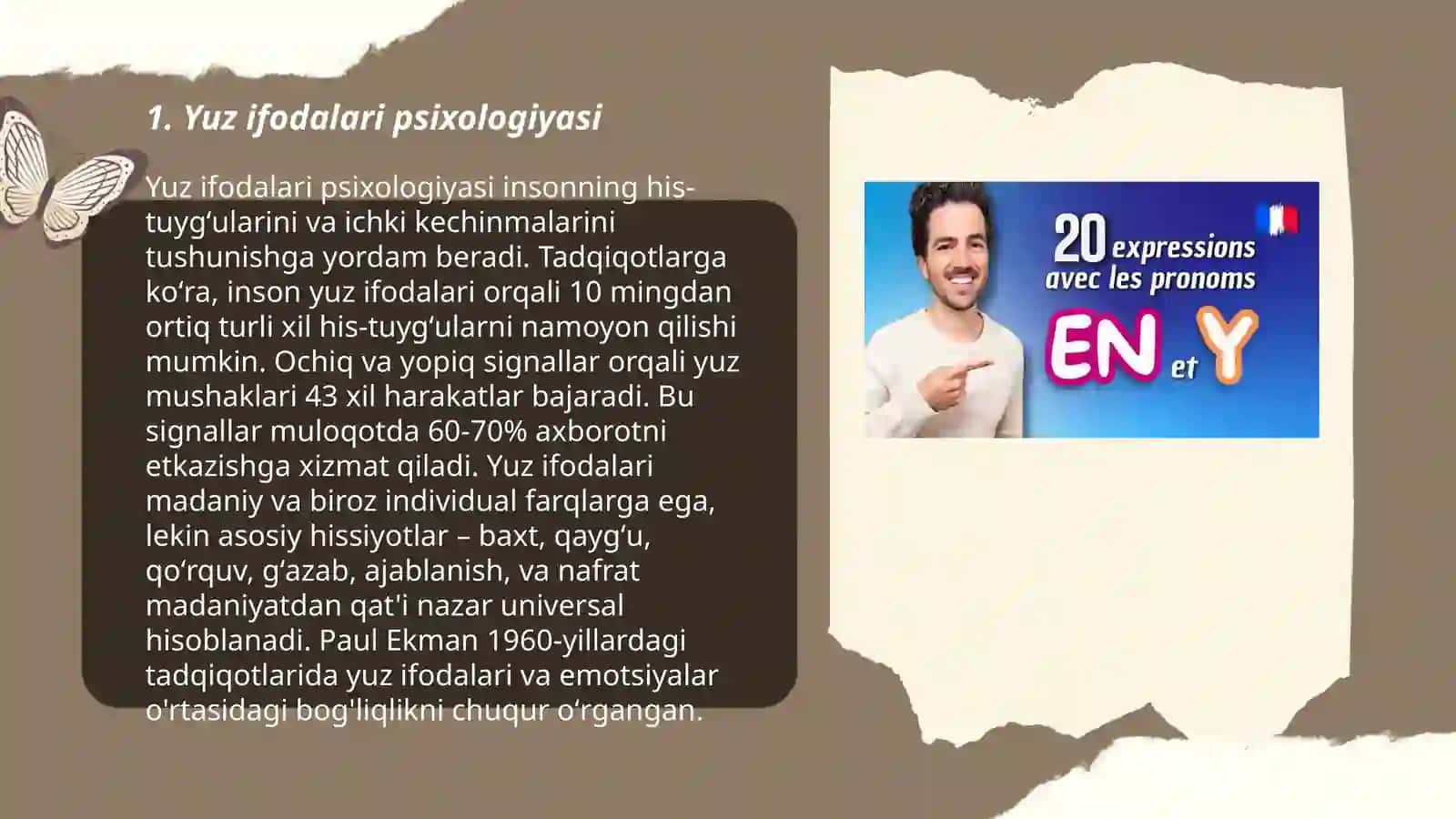 Yuz ifodalari psixologiyasi 3