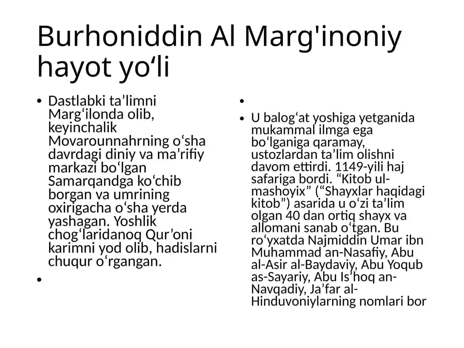 Burhoniddin Al Marg'inoniy 3