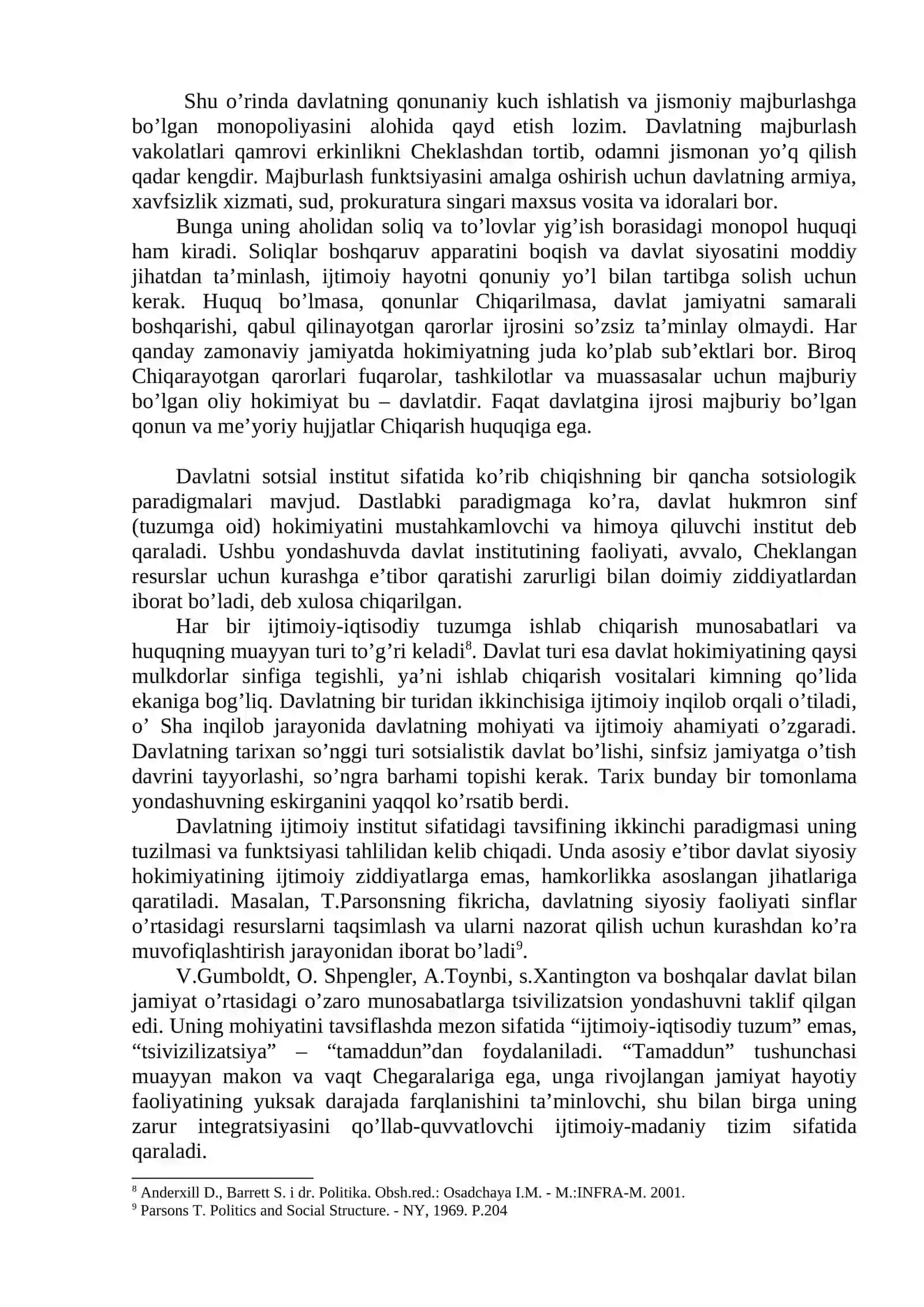 17-mavzu. JAMIYAT VA DAVLAT 3