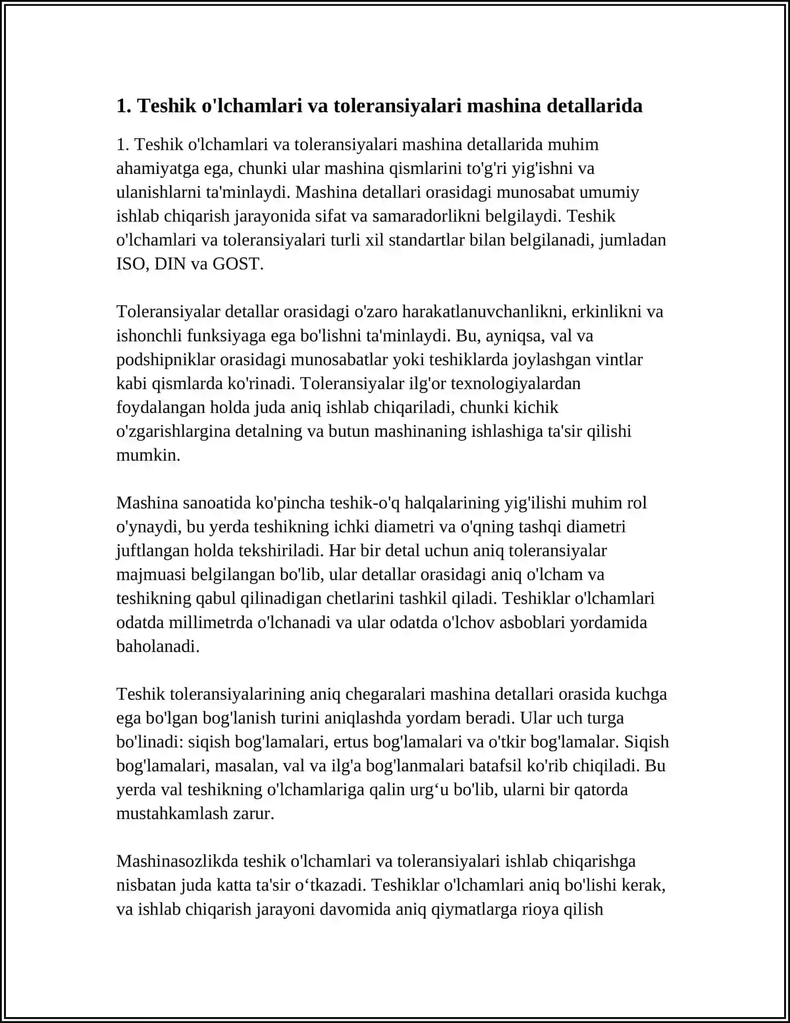 TESHIK QOIDASI MASHINA DETALLARIGA QO'LLANISHI 3