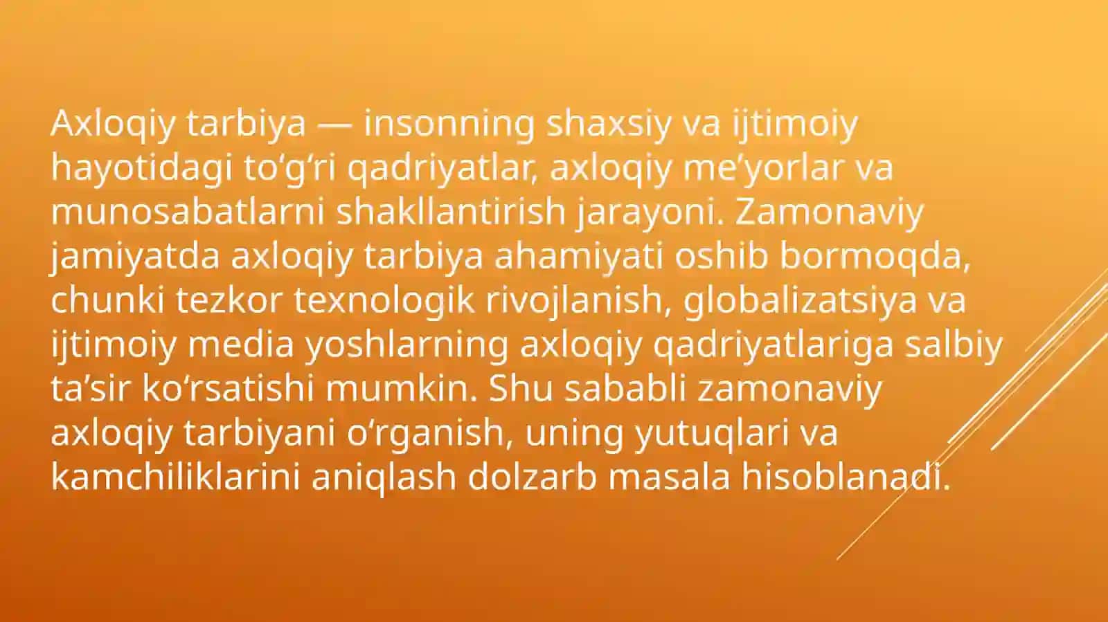 Falsafa fanidan tayyorlagan Mustaqil Ish 3