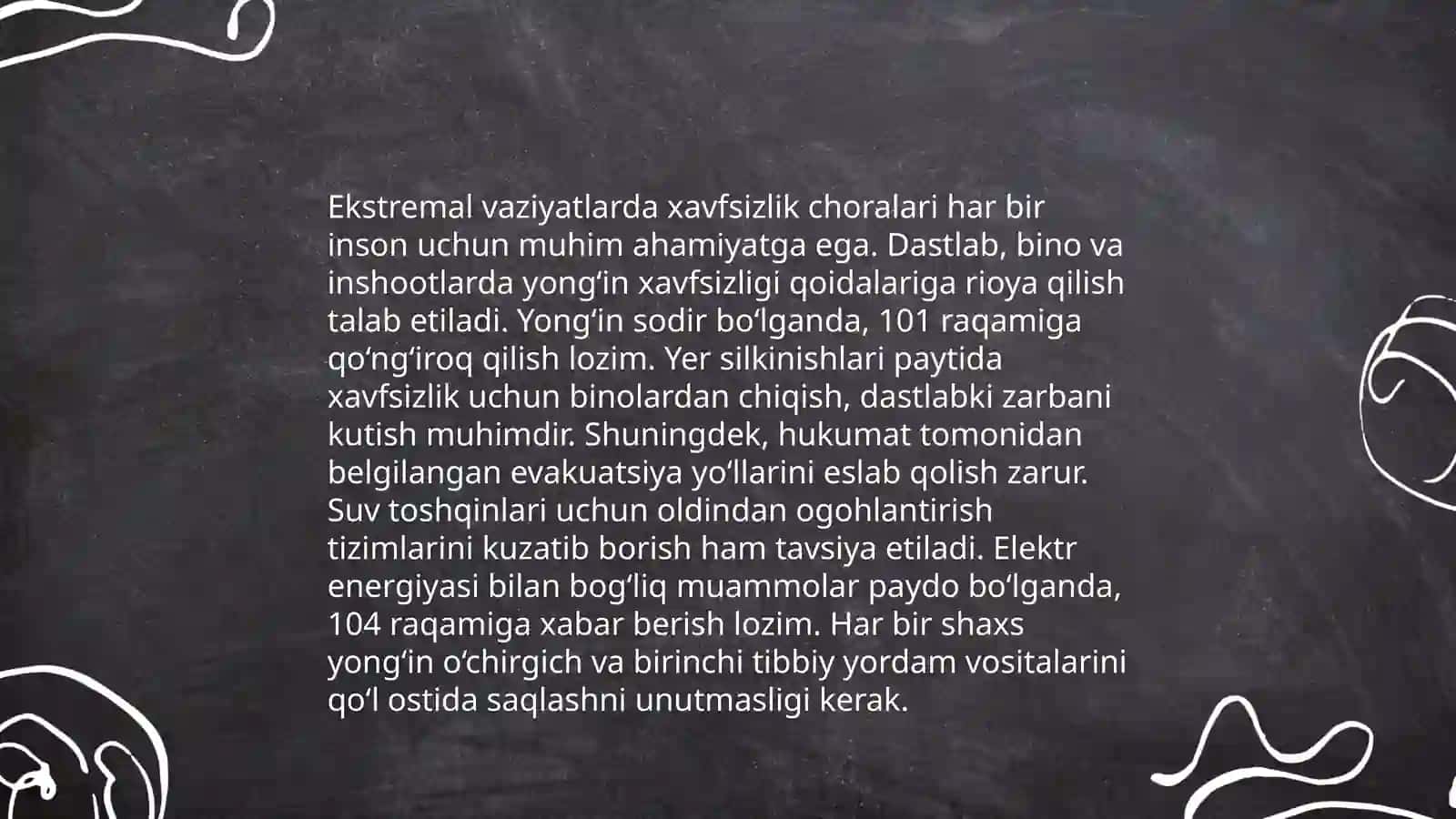 Ekstremal vaziyatlarda xavfsizlik choralari 3