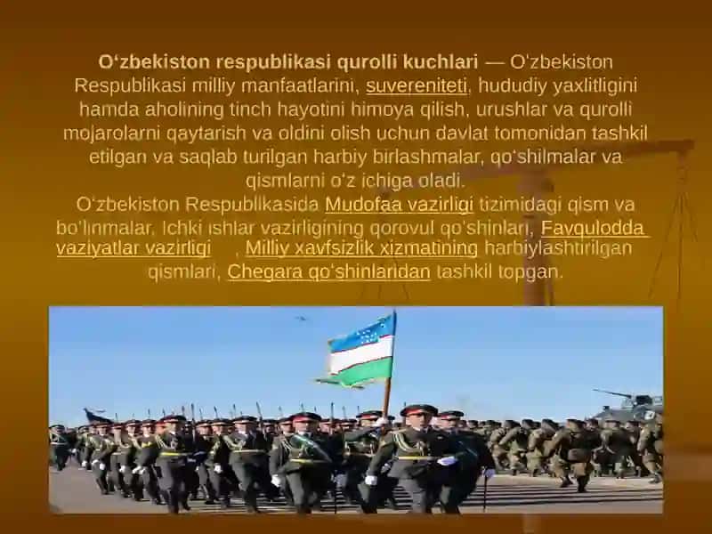 Milliy xavfsizlikni ta’minlash bo’yich amalga oshirilayotgan ishlar 3