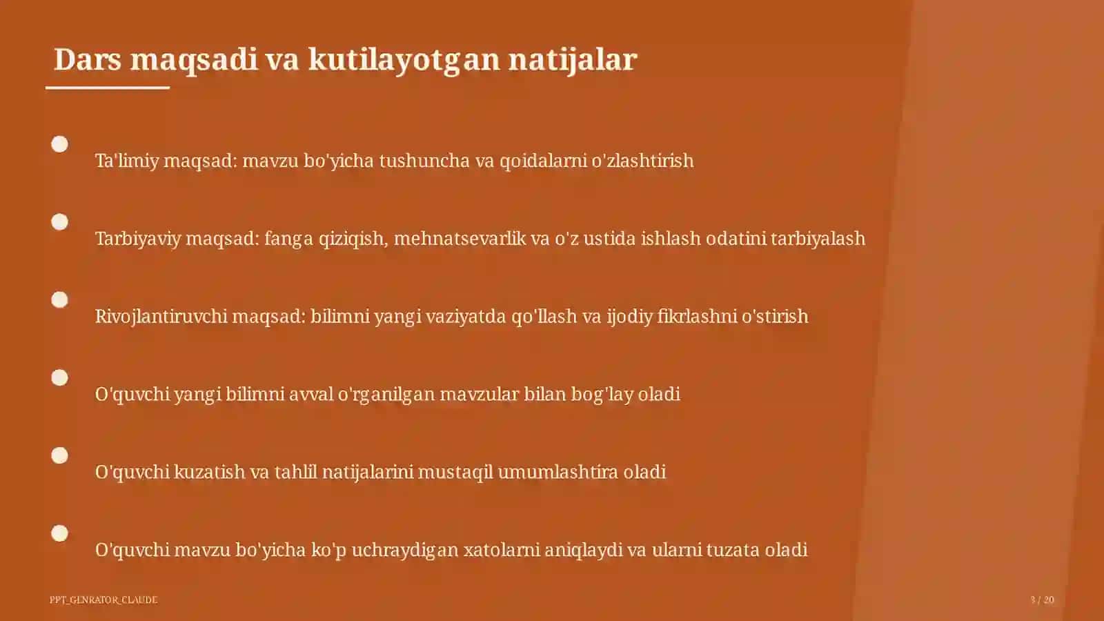 Metall bilan ishlash: tunuka buyumlar (6-sinf) 3