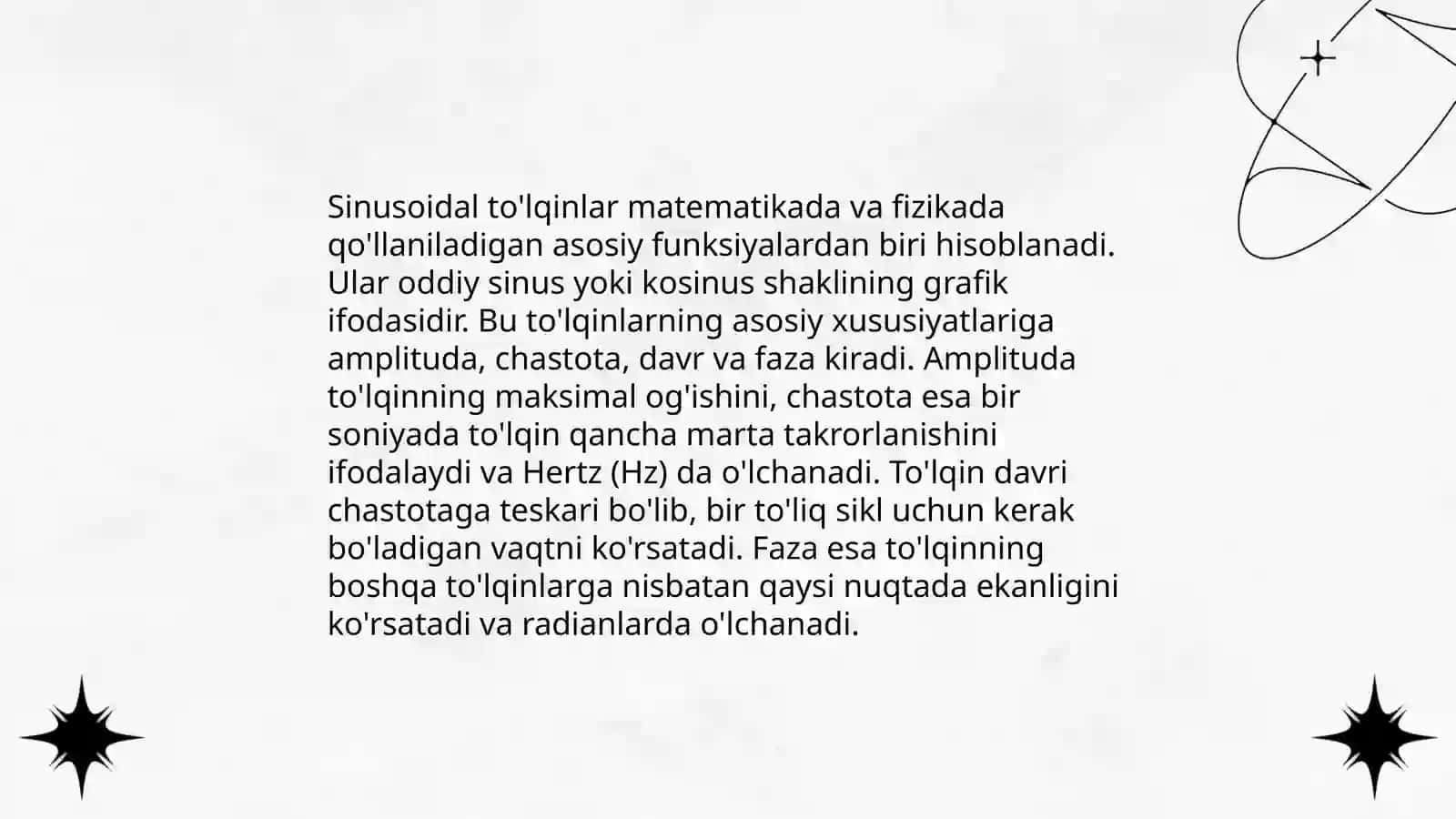 Sinusoidal tok 3